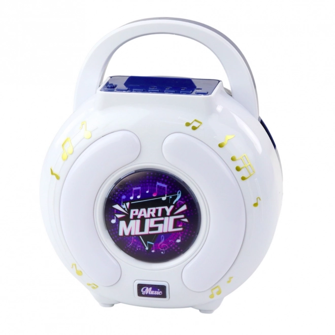 Karaoke sada dva mikrofony a bluetooth reproduktor