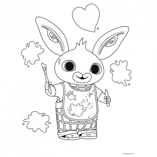 Baby MAXI 2x10 dílků puzzle Bing Bunny