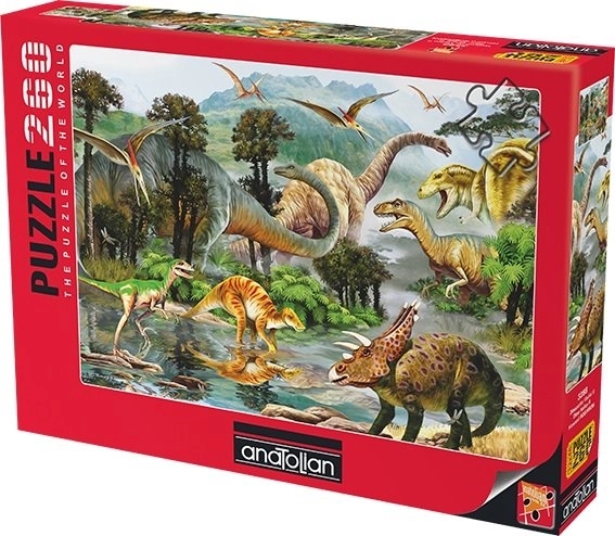 ANATOLIAN Puzzle Svět pravěkých dinosaurů 260 dílků