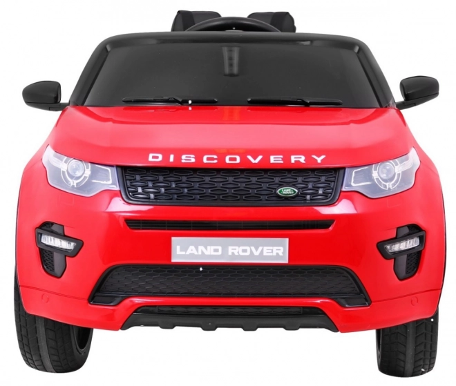 Dětský Land Rover Discovery Red + Dálkové ovládání + 5 ks popruhů + Nastavení sedadla + EVA + MP3 LED