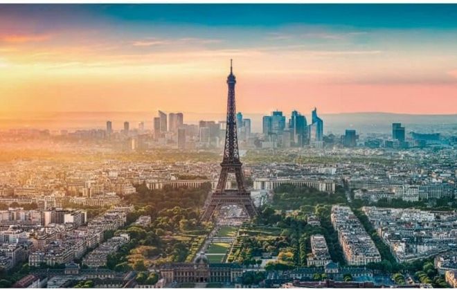 Puzzle 1000 dílků Compact Panorama Paris