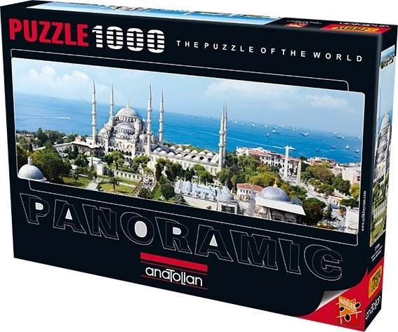 ANATOLIAN Panoramatické puzzle Mešita sultána Ahmeda, Istanbul 1000 dílků