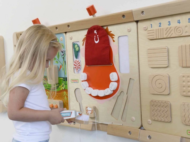 Sensory Board Higiena ústní dutiny Montessori