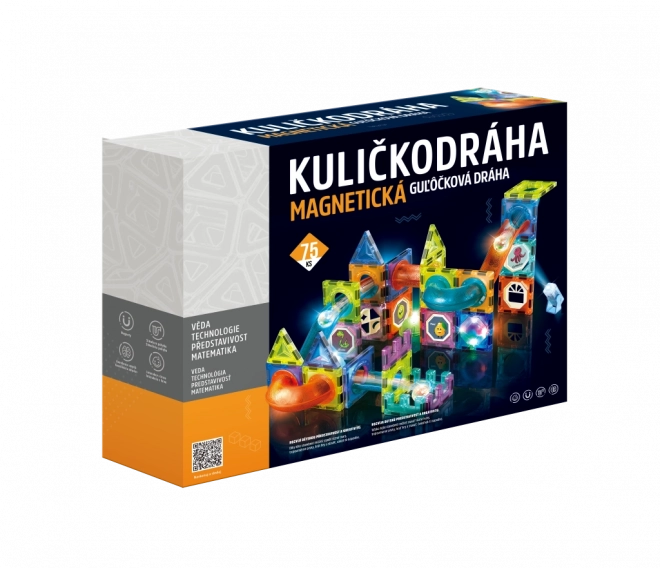 Magnetická kuličkodráha se světlem