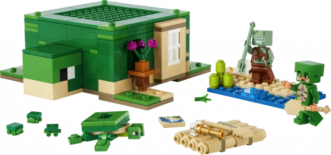 LEGO® Minecraft® 21254 Želví domek na pláži