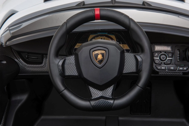 Lamborghini Veneno dětský elektrický vůz bílý