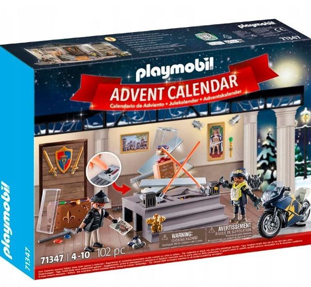 Playmobil® City Action 71347 Adventní kalendář - Krádež v muzeu