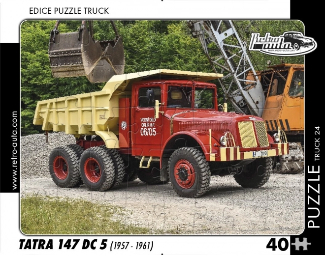 Retro Auta Puzzle Tatra 147 DC 5 (1957-1961) 40 dílků