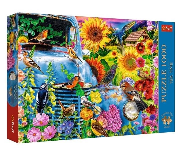 Puzzle 1000 dílků Kvalita Premium Plus Venkovská idyla: Zpívající ptáci