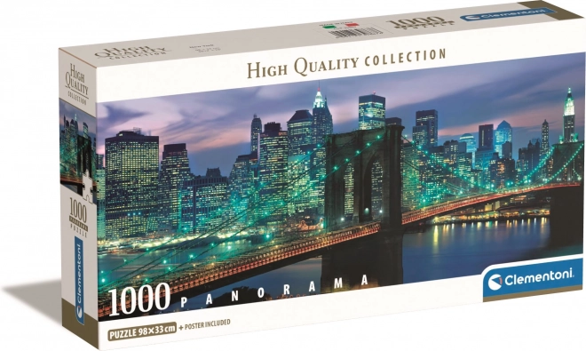 Puzzle Compact Panorama - Brooklynský most v New Yorku