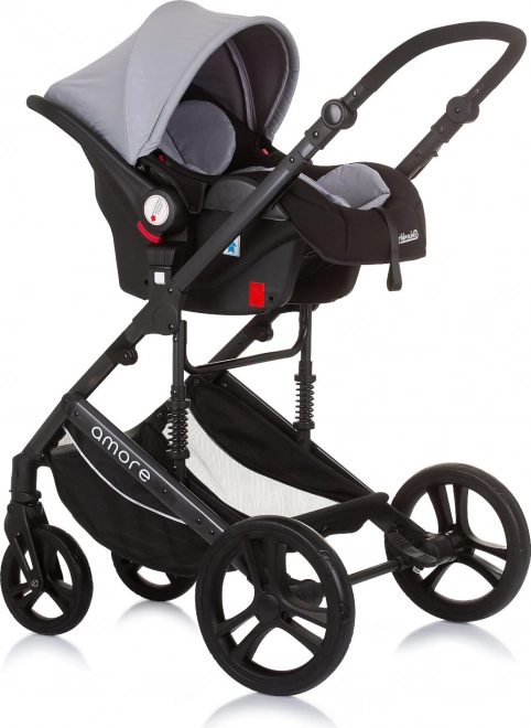 CHIPOLINO Autosedačka Amore i-Size 40-85cm, Ash Grey