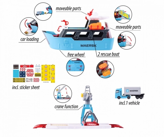 Souprava Maersk + 1 vozidlo