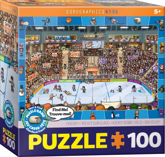 Eurographics Spot & Find Puzzle Hokej 100 dílků