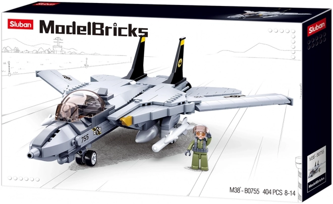 Sluban Model Bricks M38-B0755 Stíhací letoun F-14 Tomcat