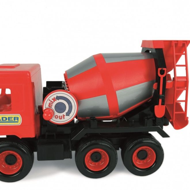 Červená míchačka na beton 38 cm Middle Truck in a box