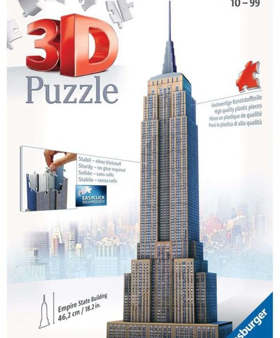 Puzzle 3D 216 dílků Empire State Building