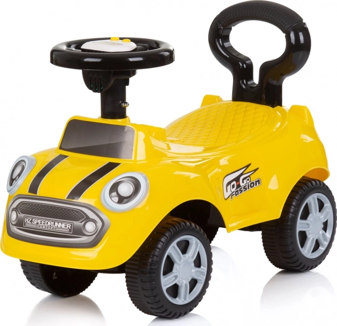 CHIPOLINO Odrážedlo Auto s melodiemi GO-GO – Žluté