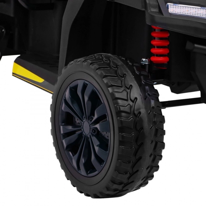 Auto Farmer Truck pro 2 děti Black + pohon 4x4 + Remote Control + Kiper + Audio LED