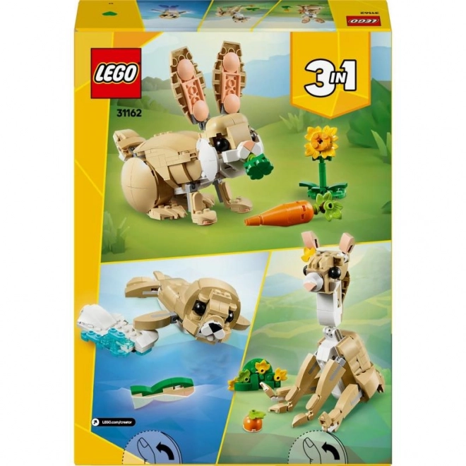 Roztomilý králíček LEGO Creator 3 v 1