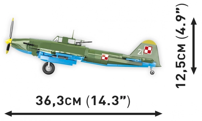 Historická sbírka WWI IL-2M3 Shturmovik 625 cihel