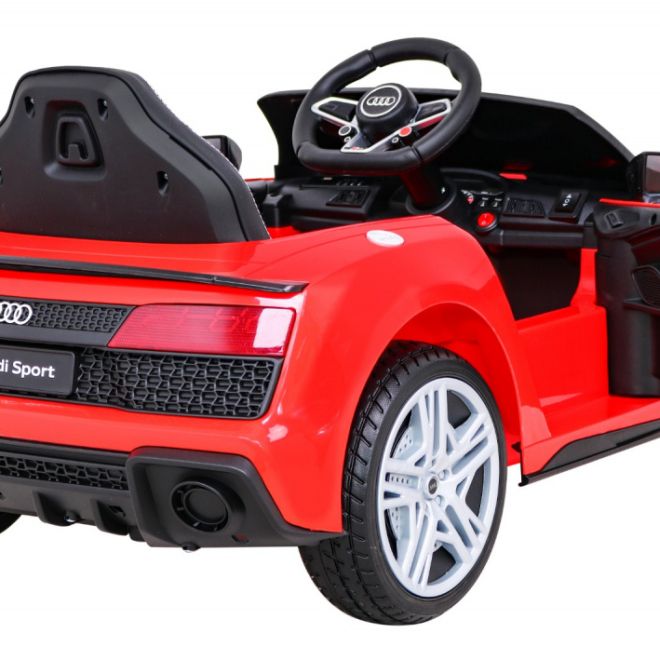 Audi R8 LIFT Auto na baterie Červené + dálkové ovládání + EVA kola + MP3 + LED dioda