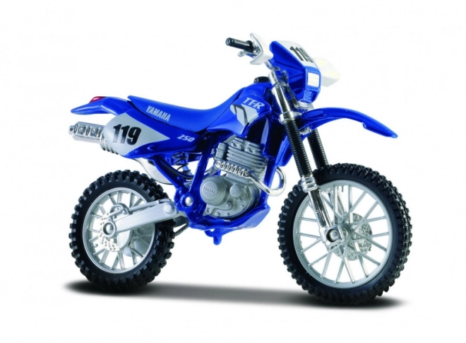 Kovový model motocyklu Yamaha TT-R 250 1/18 se stojanem