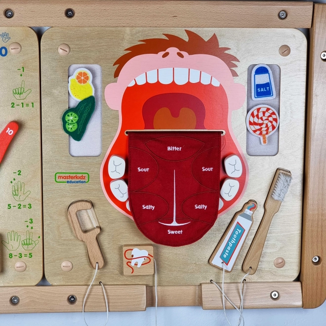 Sensory Board Higiena ústní dutiny Montessori