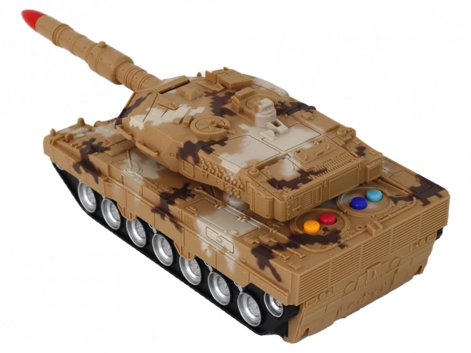 RC Tank na dálkové ovládání 27 MHz žlutý