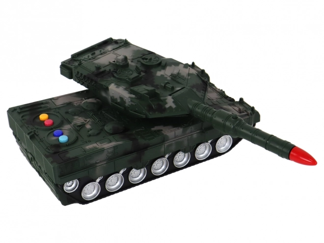 RC Tank na dálkové ovládání 27 MHz zelený