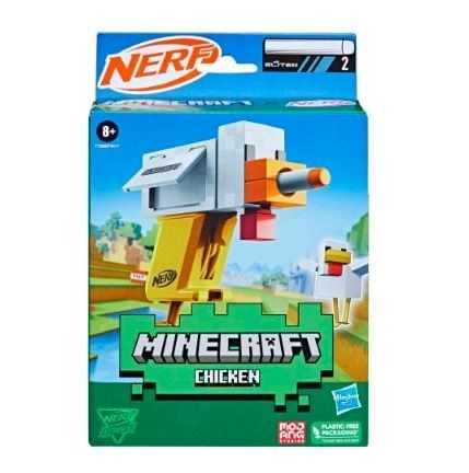 NERF Minecraft vrhač kuřat