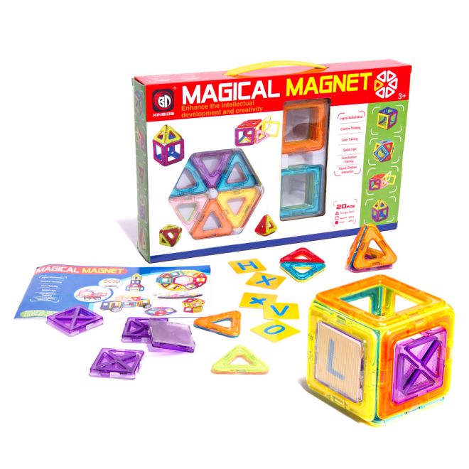 Magnetická stavebnice Magical Magnet - 20 dílů