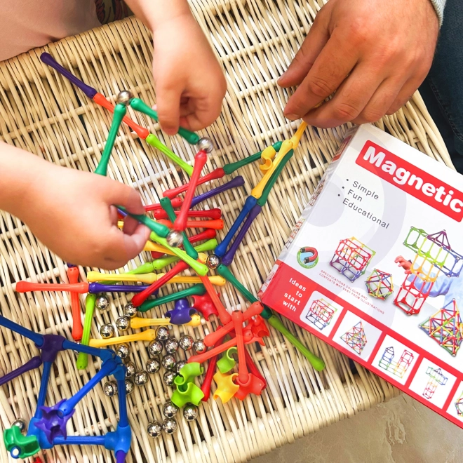 Woopie Magnetická Stavebnice pro Děti 110 prvků