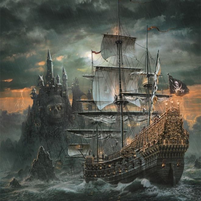 Puzzle 1500 dílků Kompaktní loď pirátů
