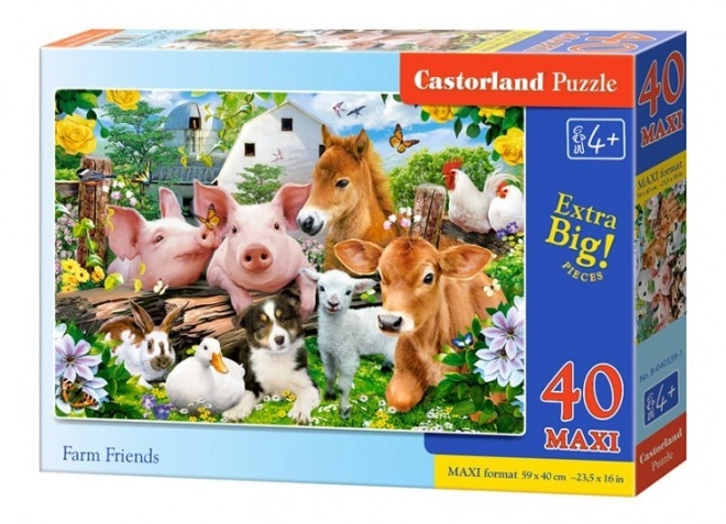 Puzzle Farma Přátel maxi 40 dílků