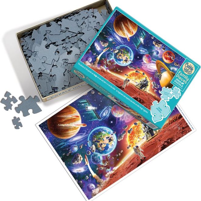 COBBLE HILL Rodinné puzzle Cesty vesmírem 350 dílků