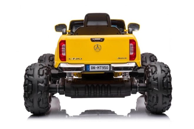 Mercedes DK-MT950 4x4 Battery Car Zlatožlutá barva