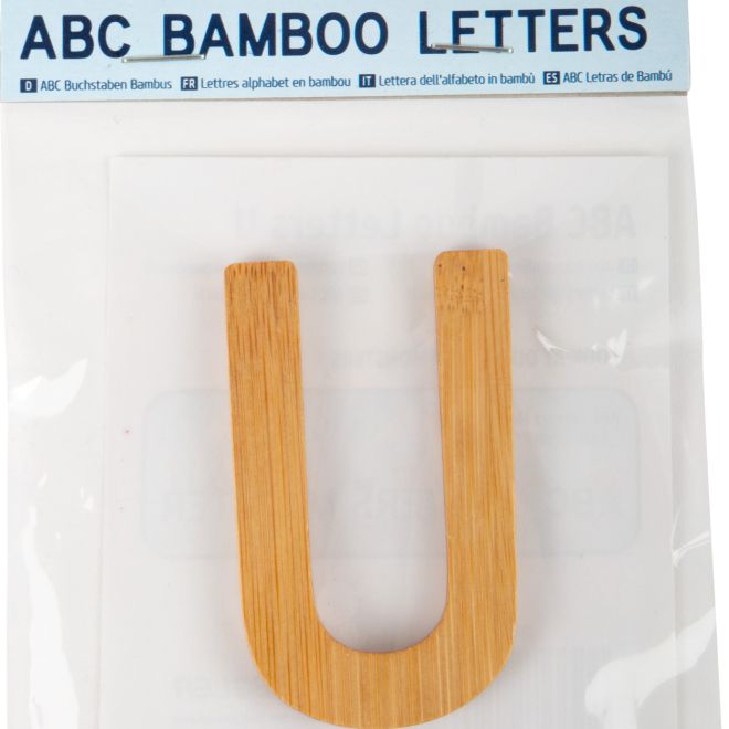 Small Foot Bambusové písmeno U