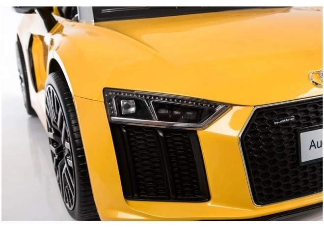 Audi R8 Spyder Baterie Auto žlutá