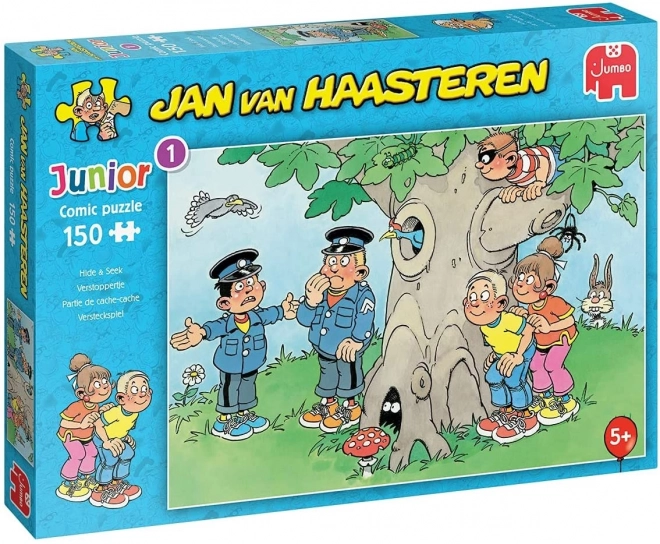 JUMBO Puzzle JvH Junior 1: Hra na schovávanou 150 dílků