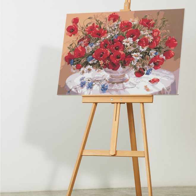 Malování podle čísel 50x40cm květiny