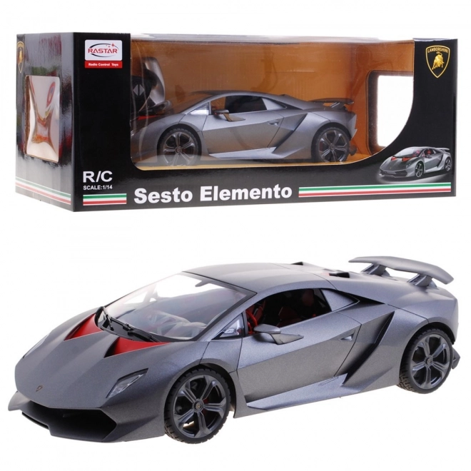 Lamborghini Sesto Elemento RASTAR 1:14 model auta na dálkové ovládání + dálkové ovládání