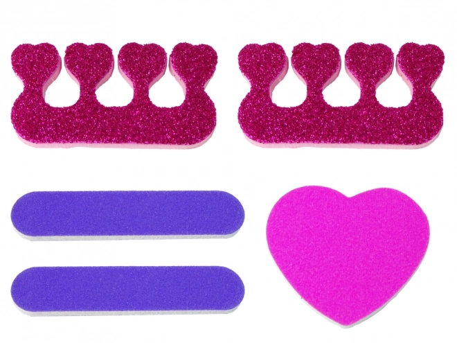 Velká sada pro lakování nehtů Nail Polish Stickers Separators