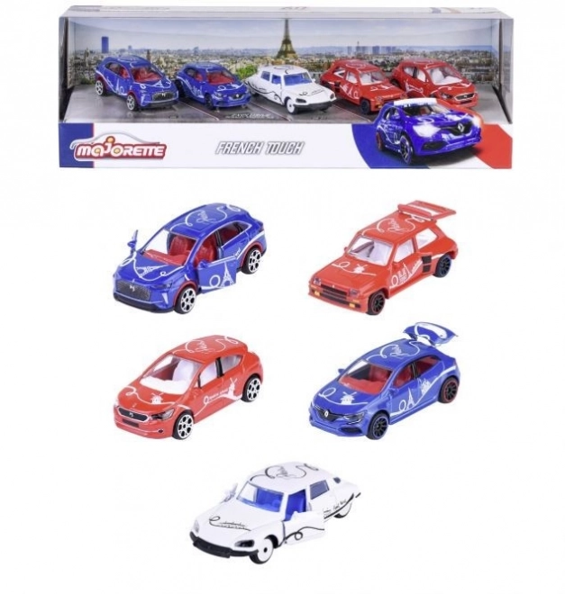 Majorette French Touch 5 pack vehicle set