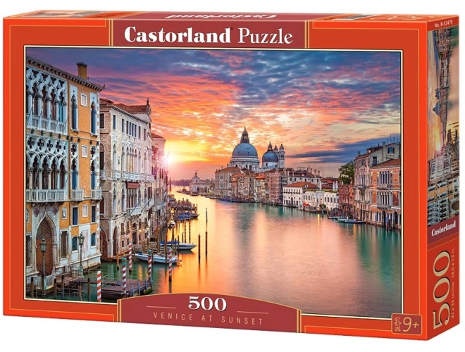 Puzzle benátky při západu slunce