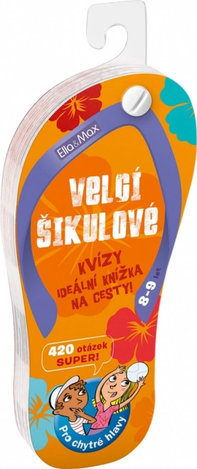 VELCÍ ŠIKULOVÉ, 8-9 let – Kvízy na cesty