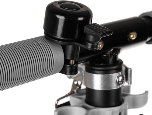 Skládací městská koloběžka pro děti s velkými koly (200 mm) – šedá