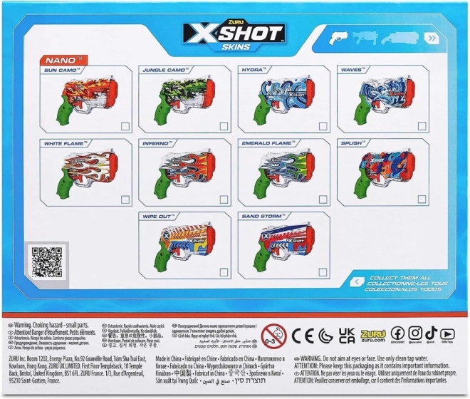 Rychlé plnění Skins Nano water launcher