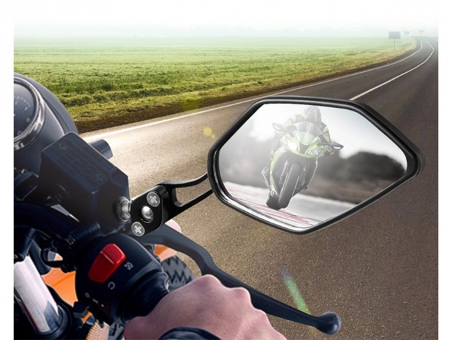 Motocyklová zpětná zrcátka sada 2 ks