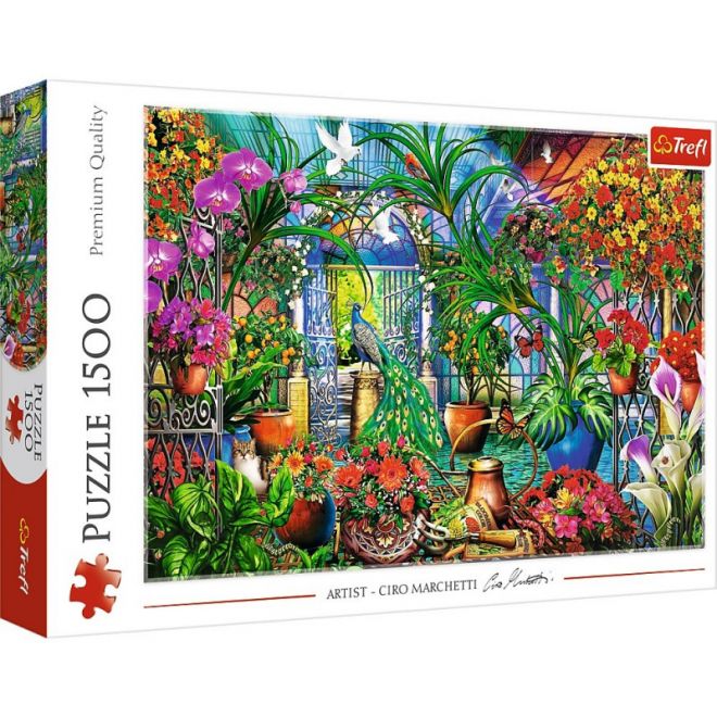 Puzzle 1500 prvků - Tajná zahrada
