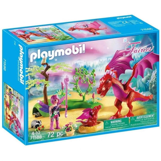 PLAYMOBIL® Víly 71586 Dračí maminka s dračím mládětem